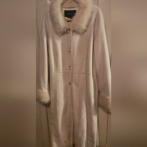 Vintage Women's  Terry Lewis Faux Sherling Coat Size 2x